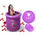 Bathtubs Freestanding Inflatable red Purple Adult Bath Children's Family Swimming Pool Folding Environmentally Friendly PVC Material no Smell (Color : Purple) - B07H7KQMRH
